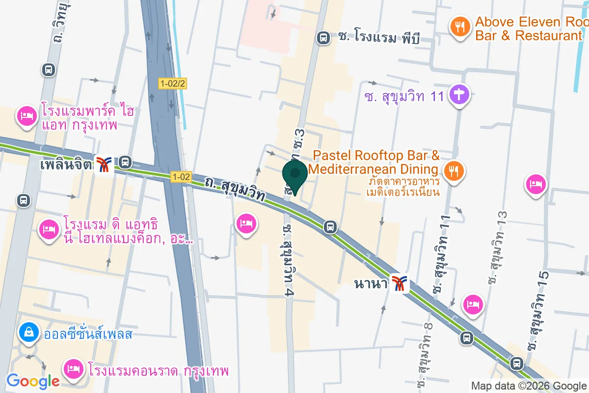 แผนที่ตำแหน่งSilver Spoon นานา ซ.3