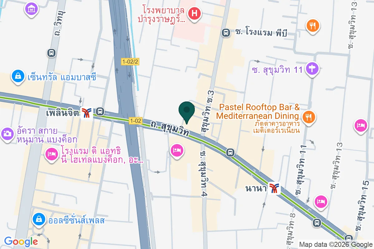 แผนที่ตำแหน่งLittle Hut Thai Food and Waffle