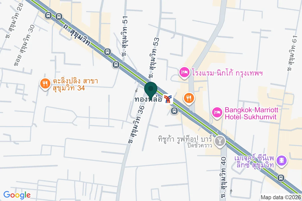 แผนที่ตำแหน่งTHE ESSE Sukhumvit 36 ดิ เอส สุขุมวิท 36