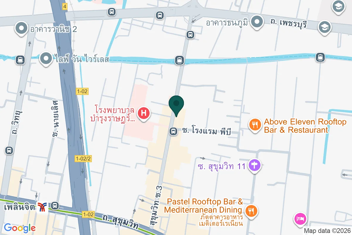 แผนที่ตำแหน่งมันนา คาเฟ่ นานา (ฮาลาล)