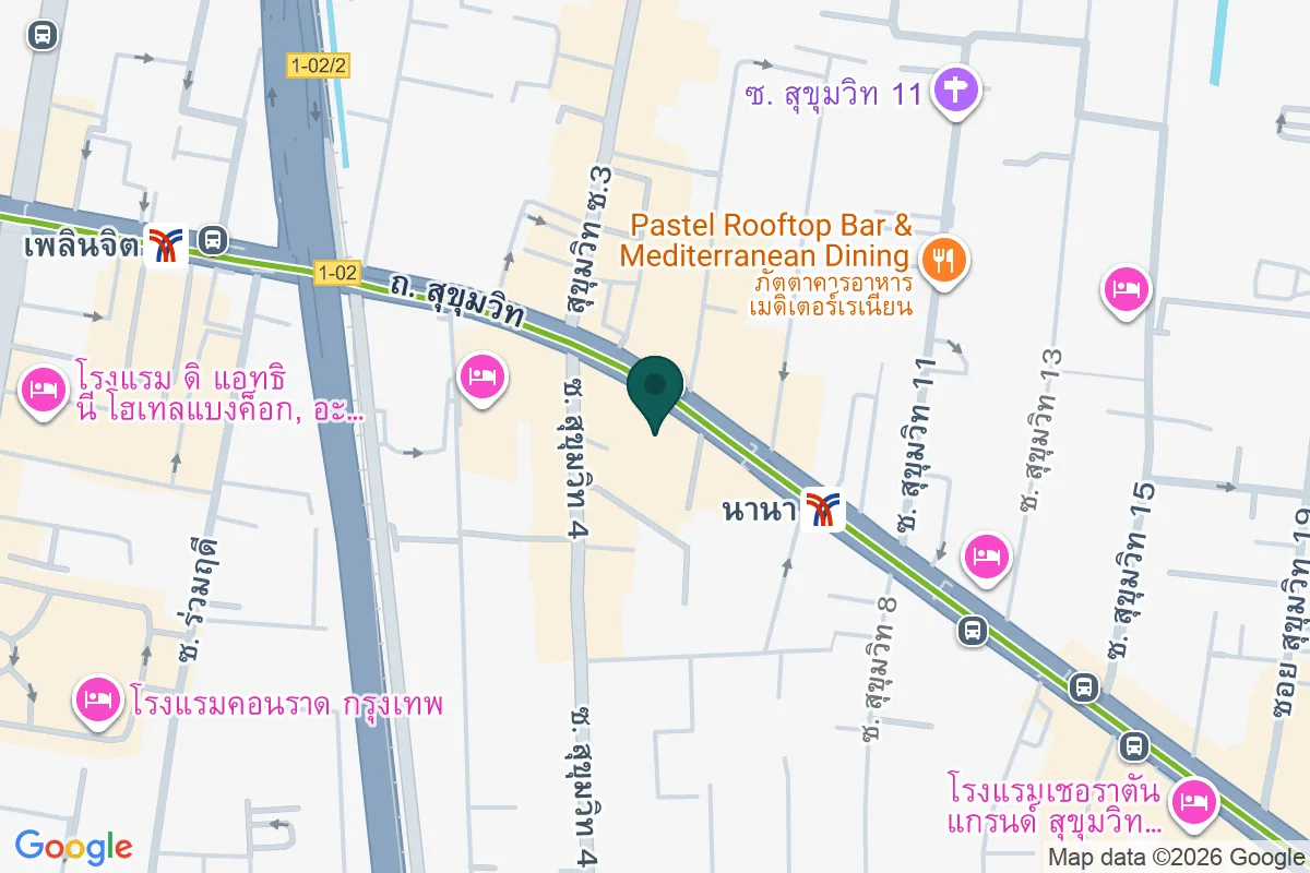 แผนที่ตำแหน่งเดอะ เอเทรียม