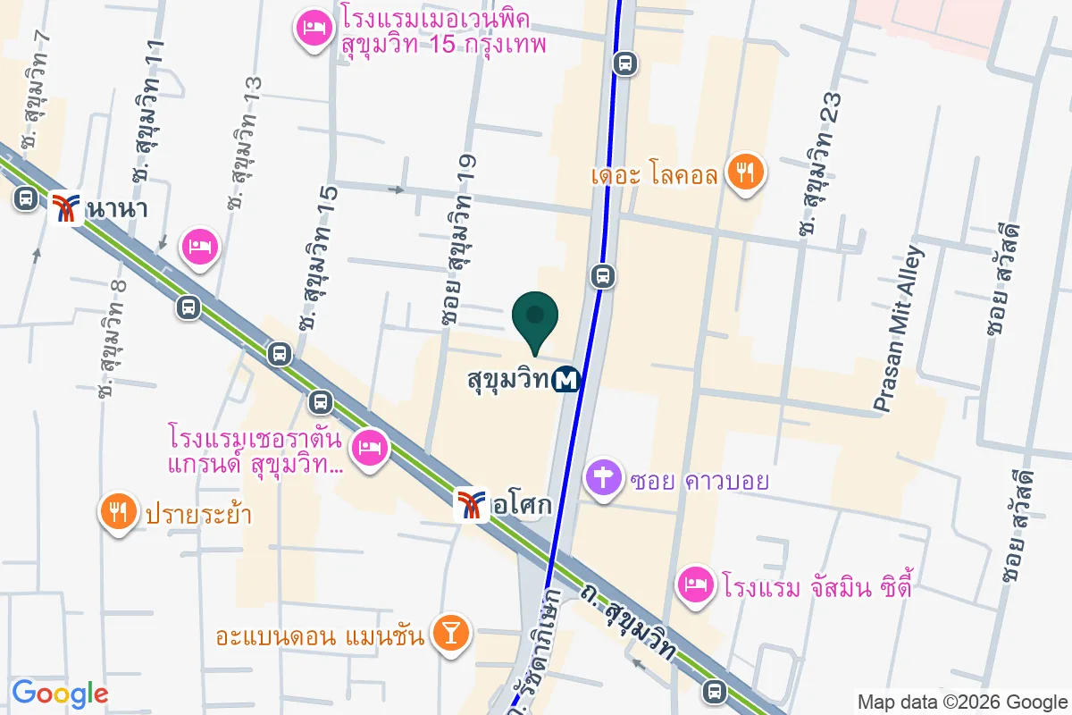 แผนที่ตำแหน่งASHTON ASOKE แอชตัน อโศก