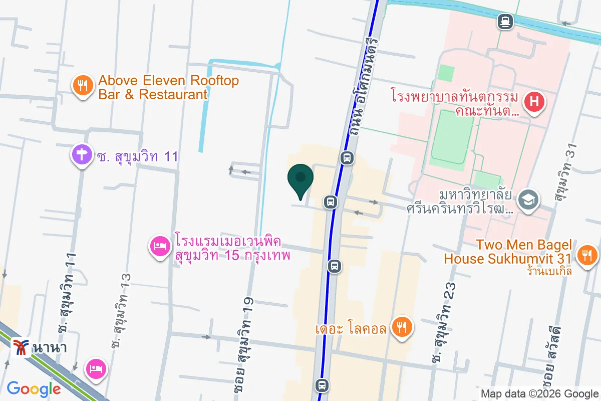 แผนที่ตำแหน่งเดอะรูม สุขุมวิท 21