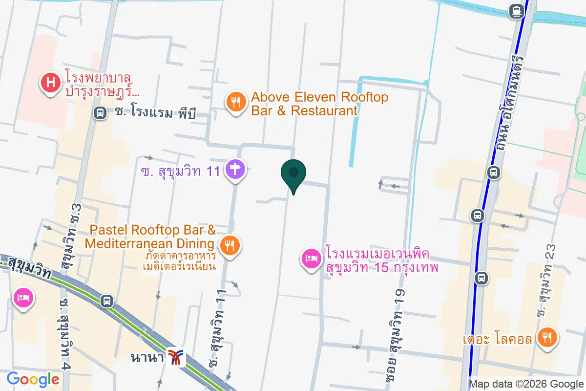 แผนที่ตำแหน่งBeyond Bread Sukhumvit 13