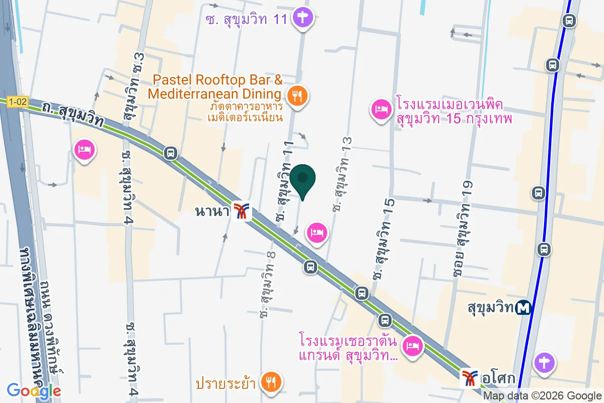 แผนที่ตำแหน่งCitin Sukhumvit 11 by Compass Hospitality