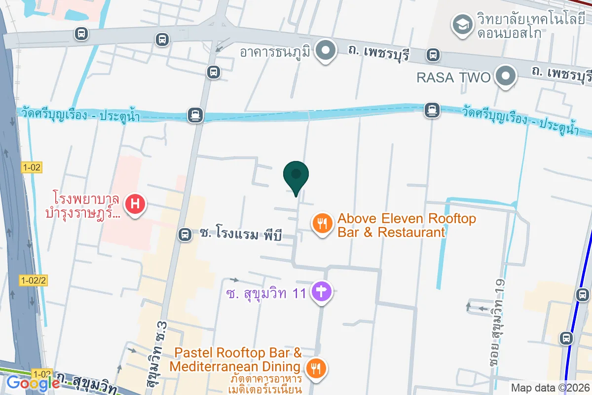 แผนที่ตำแหน่งLe Père Bakery Sukhumvit11